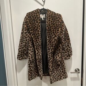 BCBGeneration Animal Print Teddy Jacket